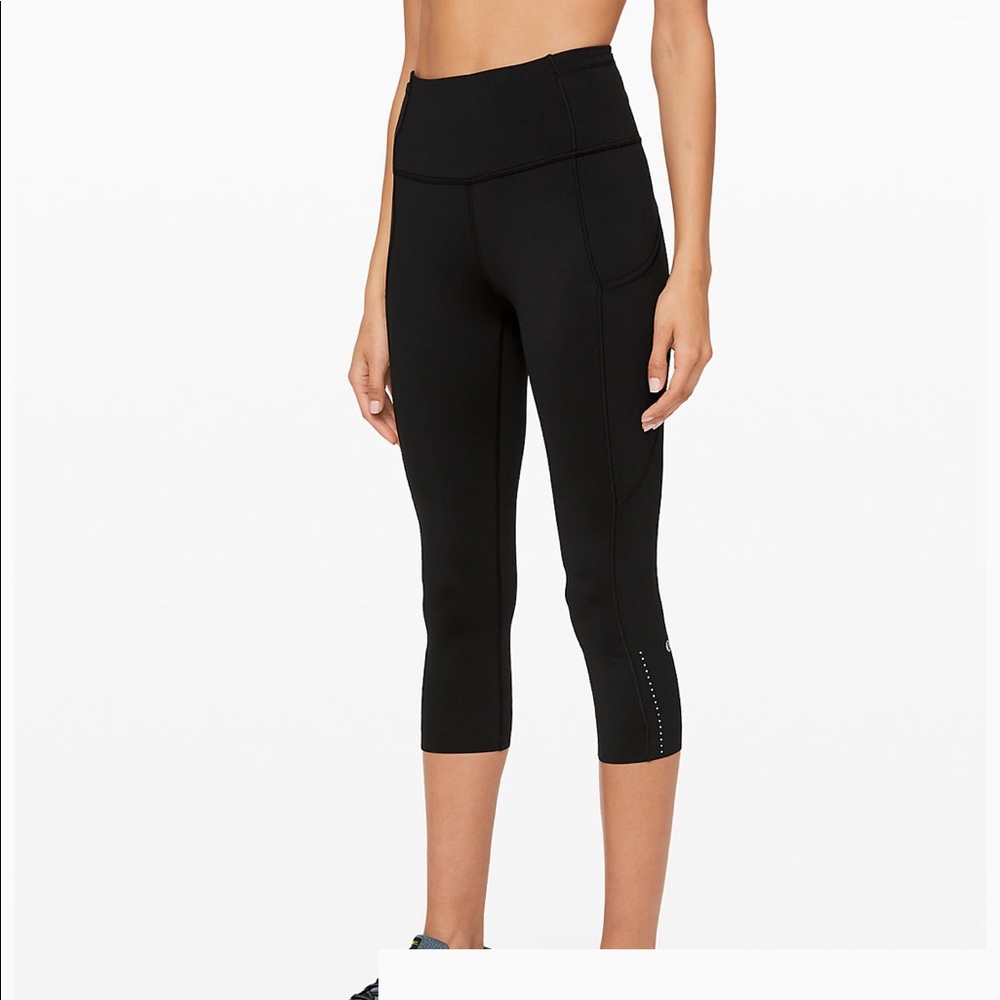 Lululemon Fast & Free II Crop Leggings, Size 8